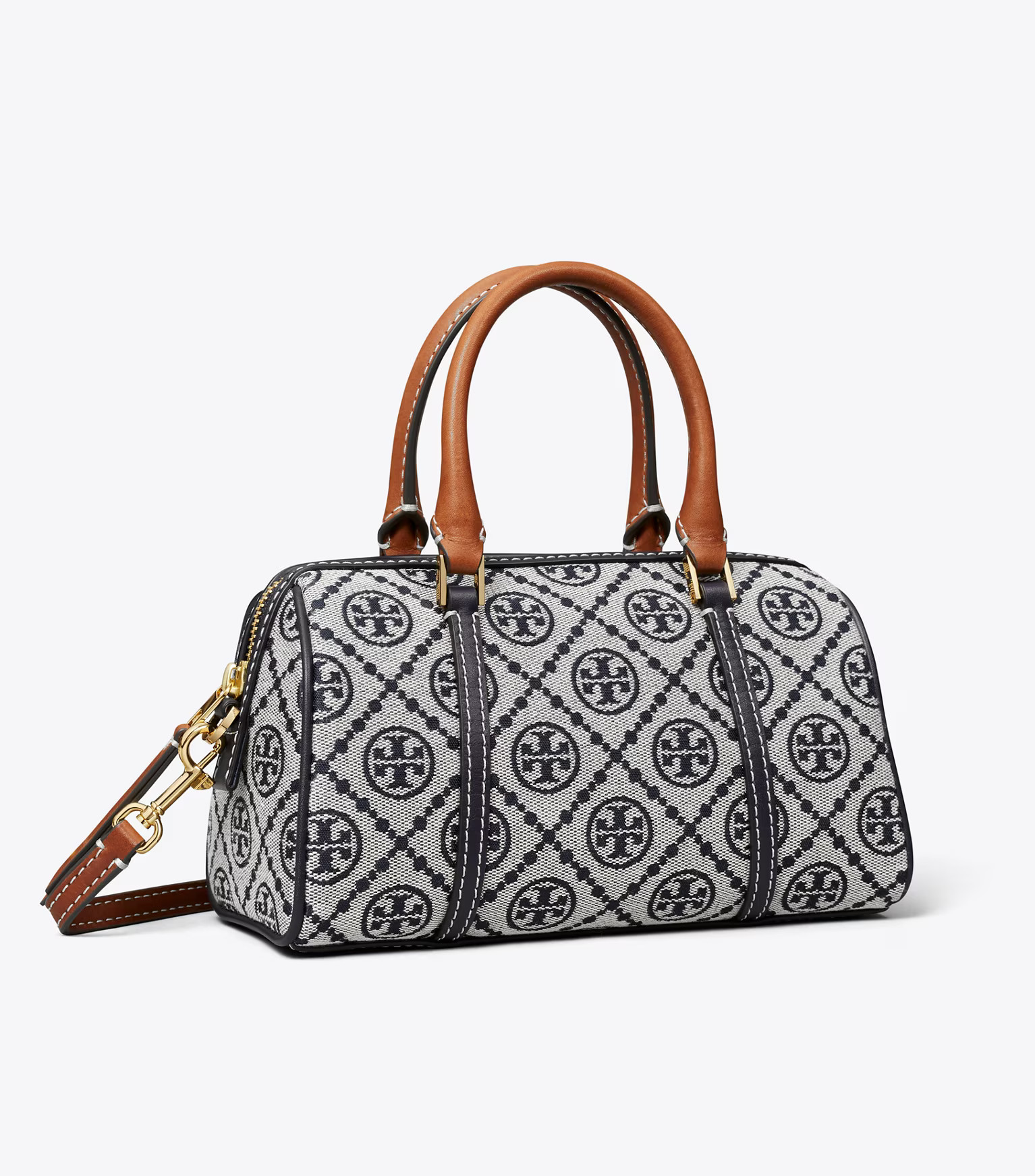 T MONOGRAM PETITE BARREL BAG | Tory Burch (US)