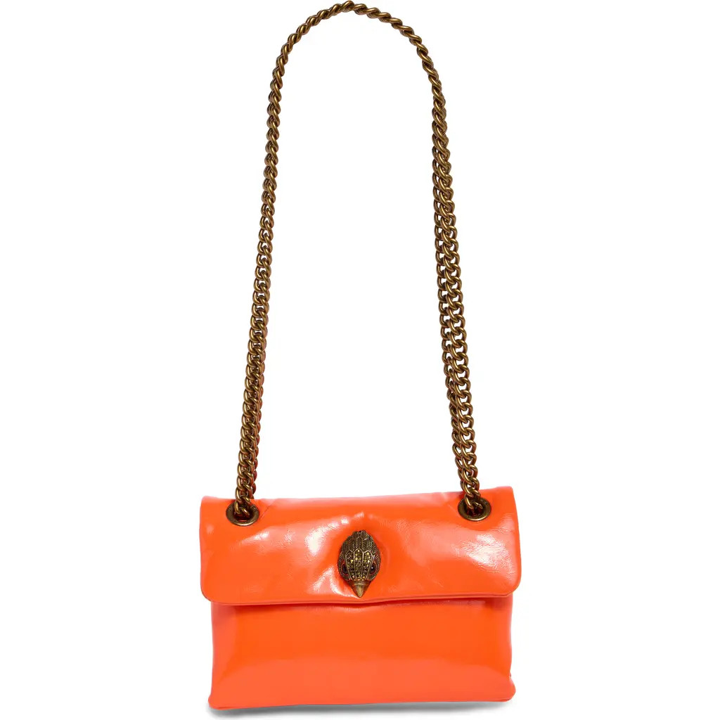 Kurt Geiger London Mini Kew Convertible Leather Crossbody Bag in Orange at Nordstrom Rack | Nordstrom Rack