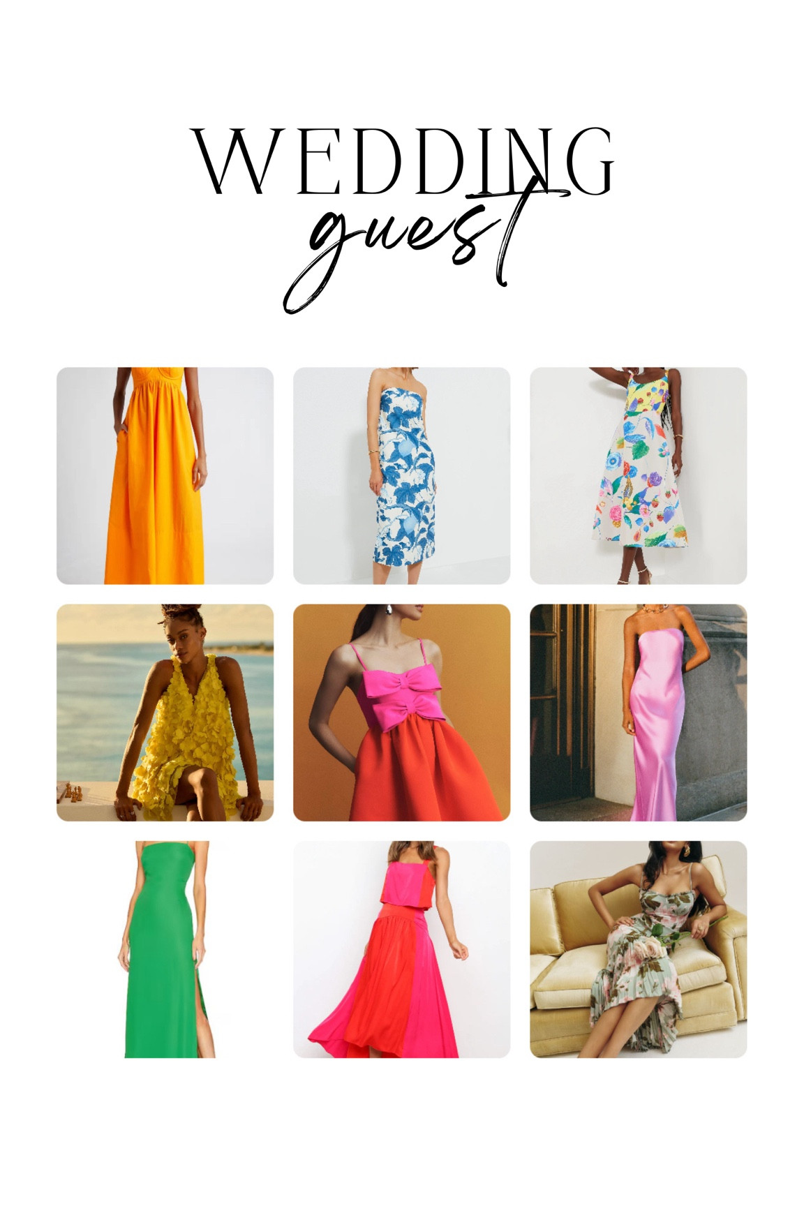 Wedding Guest Dresses. 

#LTKWedding #LTKSeasonal