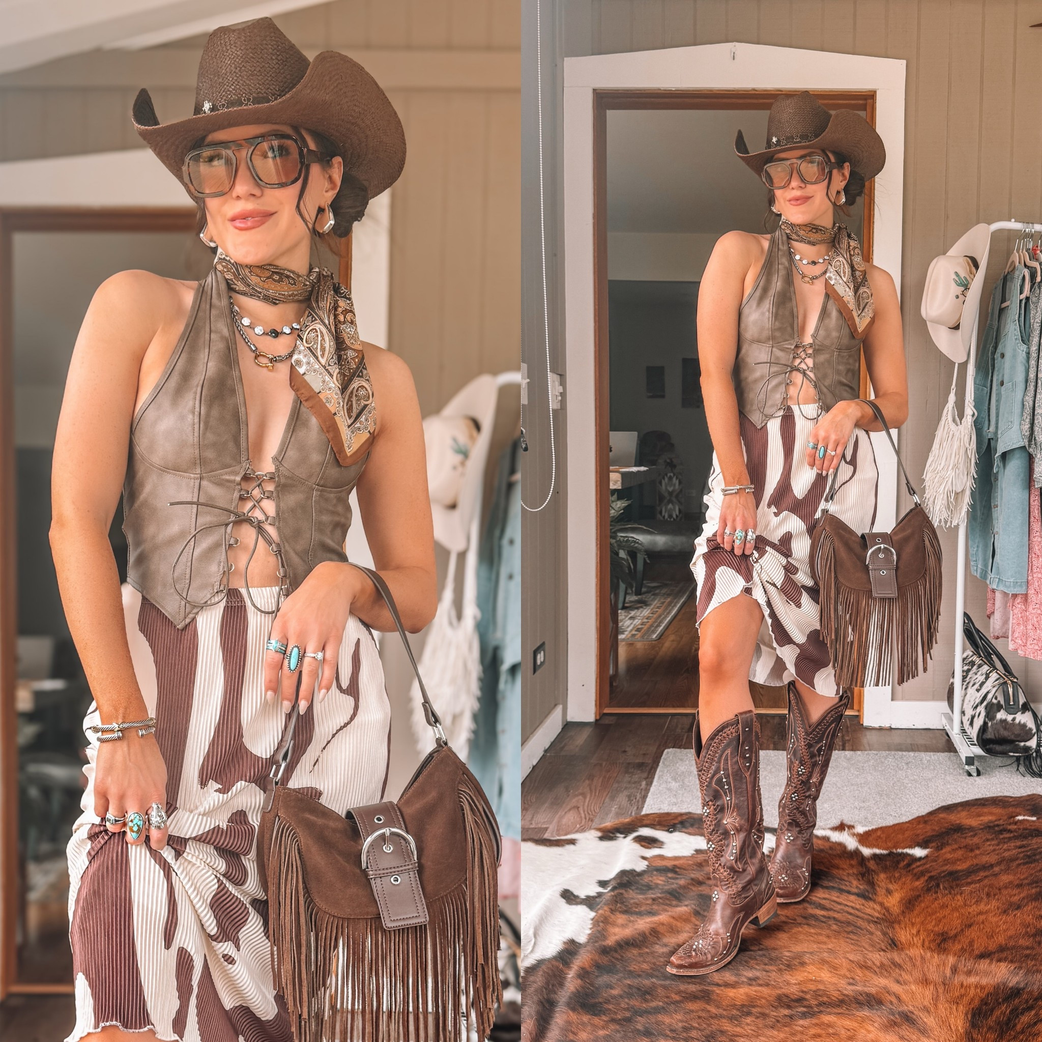 Summer western outfit for rodeo or country concert! 

Lane boots: “TXCARA”

#amazon #fouditonamazon #summeroutfit #westernfashion #cowboyboots #cowboyhat

#LTKStyleTip #LTKSaleAlert #LTKSeasonal