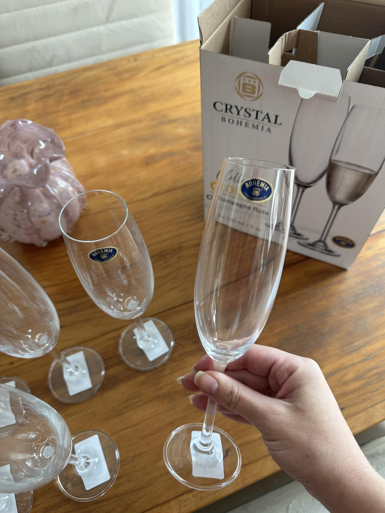 Jogo de Taças para Champagne Gastro, Bohemia, Incolor, 220ml, Pacote de 6 | Amazon (BR)