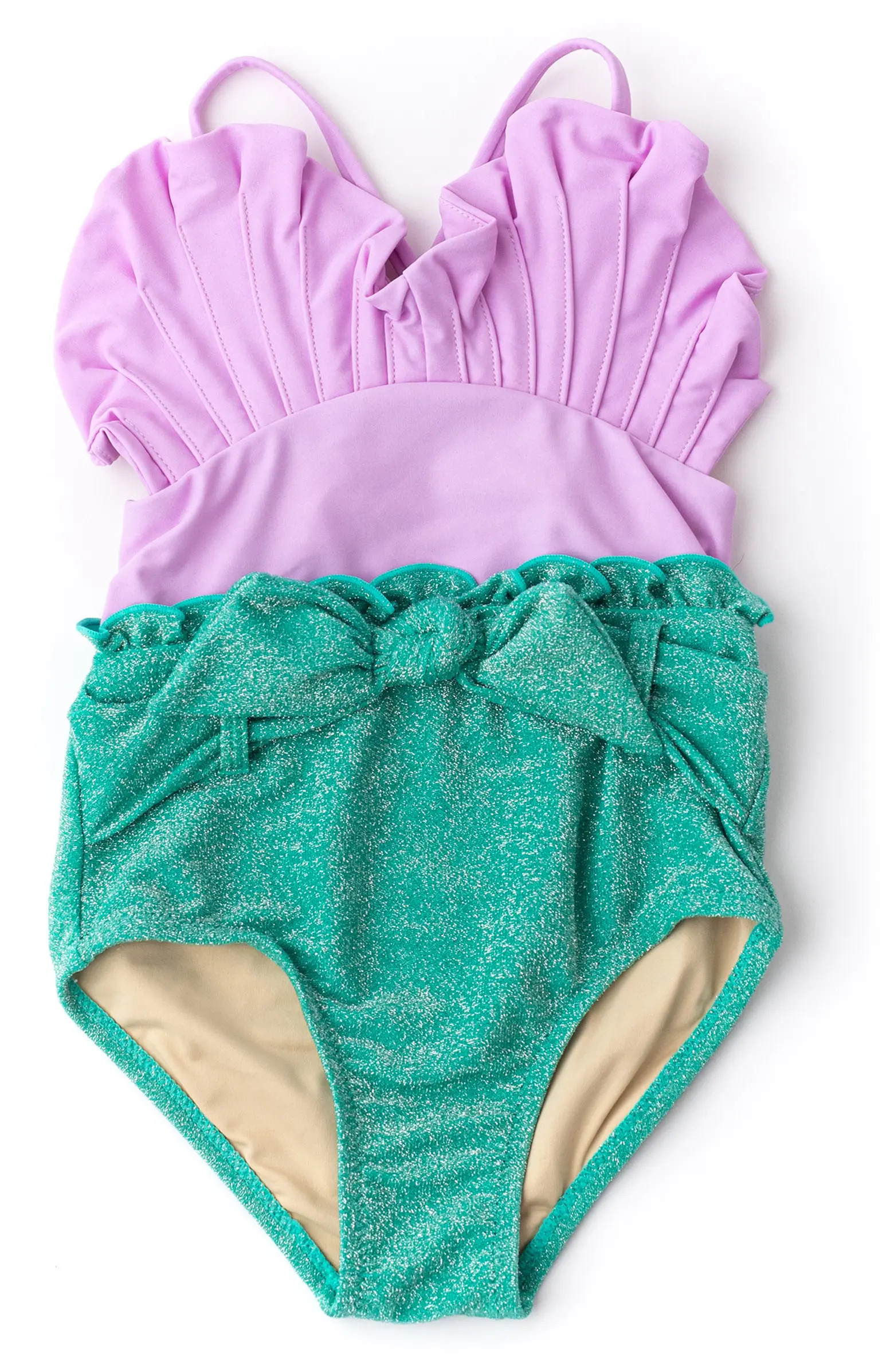 Kids' Metallic One-Piece Swimsuit | Nordstrom