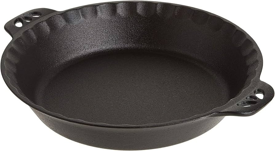 Camp Chef Cast Iron Pie Pan - True-Seasoned Cast Iron Pie Dish for Cooking & Camping Accessories ... | Amazon (US)
