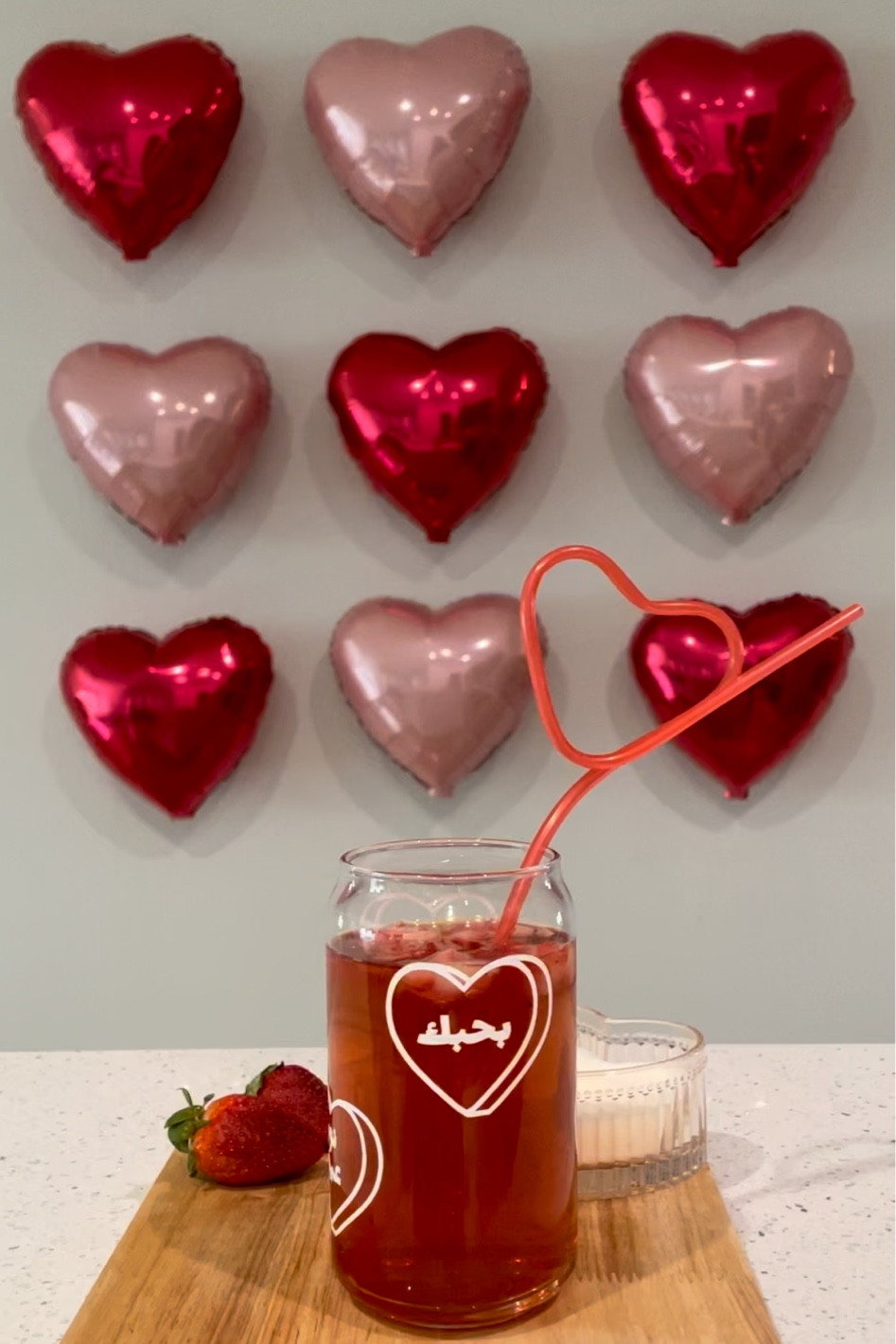 cute valentines drink accessories 💘 

#valentines #mocktail

#LTKunder50 #LTKhome #LTKSeasonal