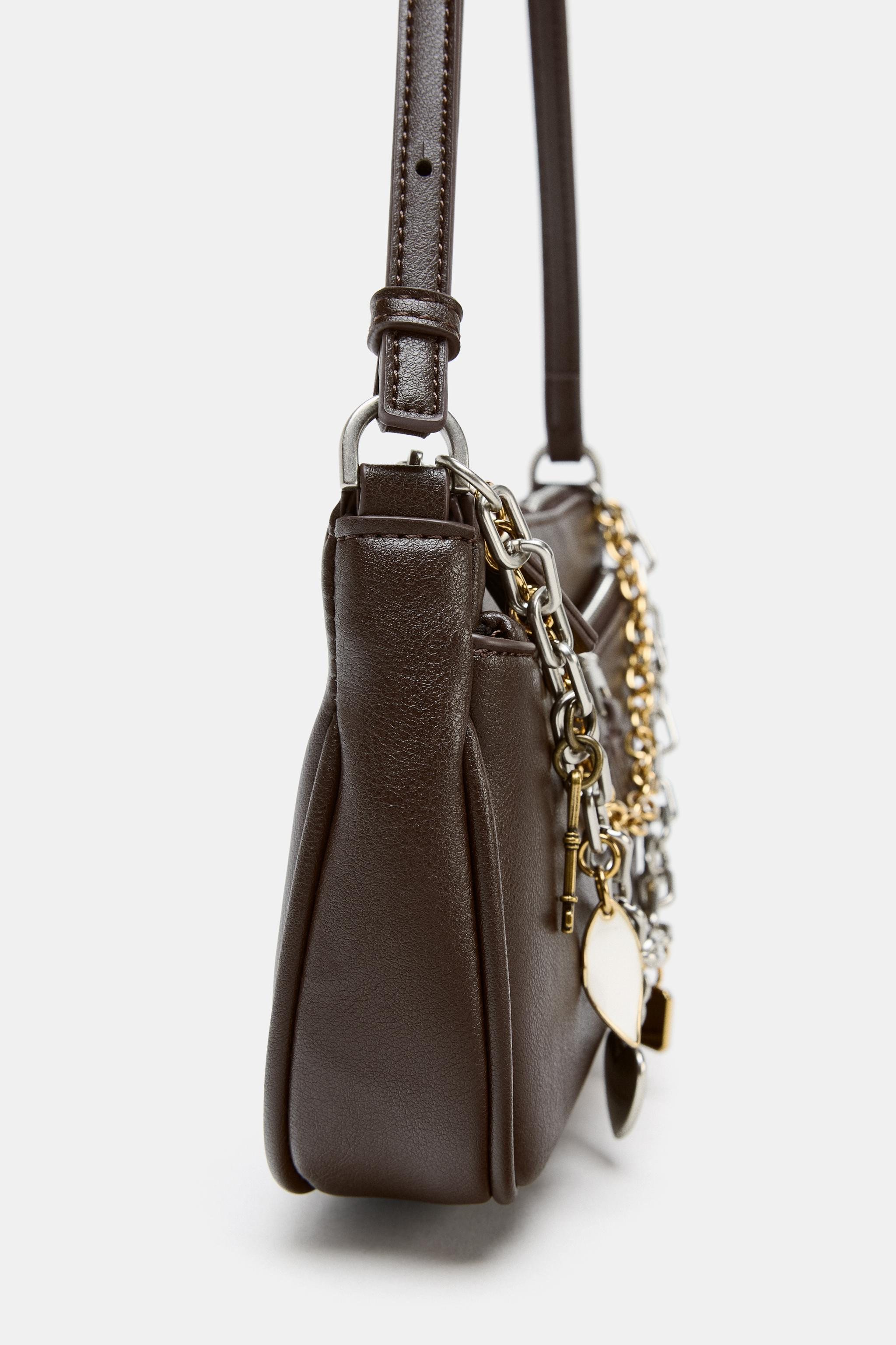 MINI CROSSBODY BAG WITH CHARM DETAIL | Zara US