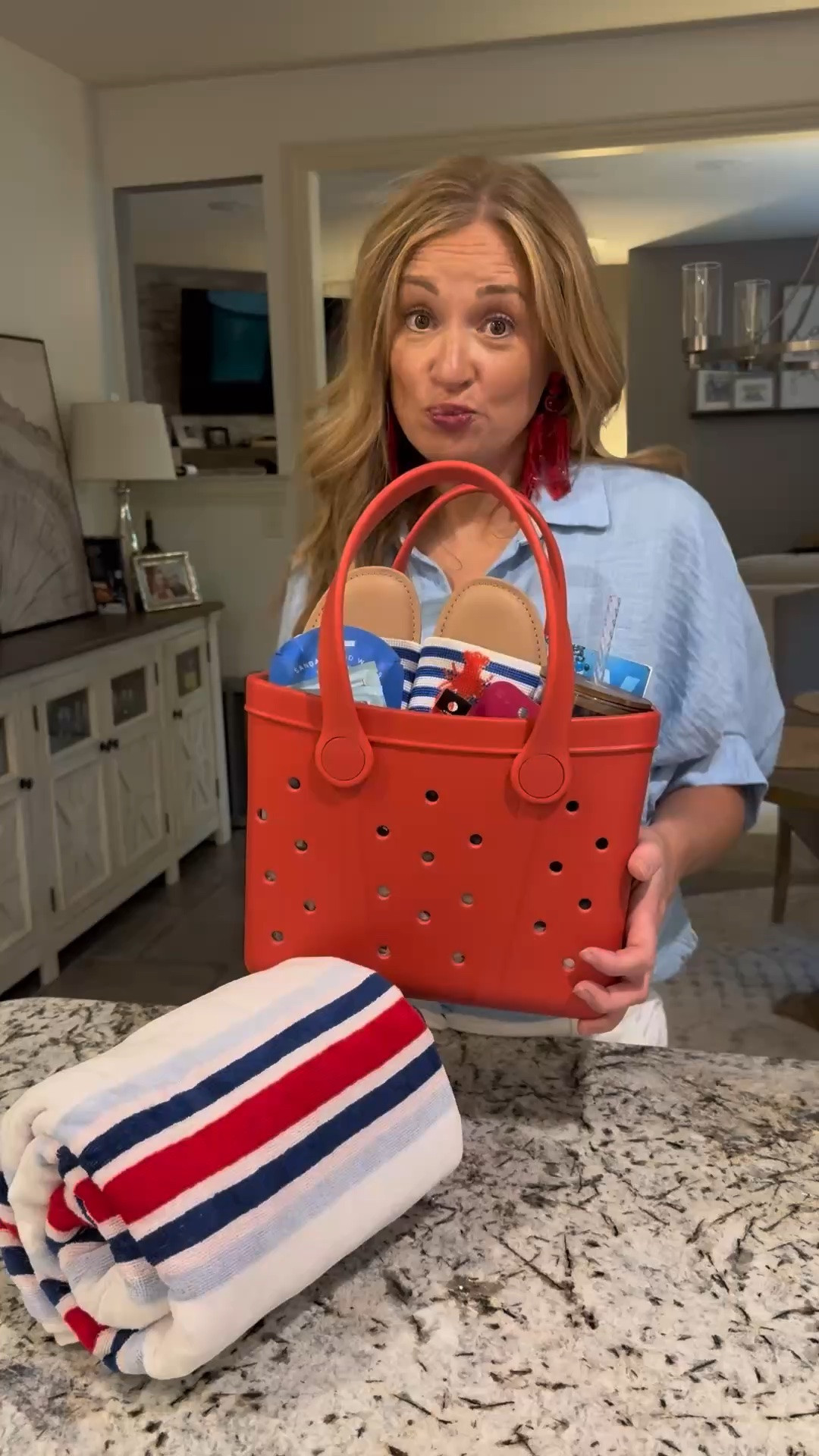4th of July baskets aren’t just for kids! 🇺🇸❤️🤍💙
I found everything for this red, white & blue summer gift basket at Walmart and turned a beach tote into the cutest seasonal gift idea. It’s perfect for a friend, hostess, teacher, Neighbor or anyone who loves all things summer!

#LTKSeasonal #LTKHome #LTKSwim