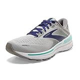 Brooks Women's Adrenaline GTS 22 Supportive Running Shoe - Alloy/Blue/Green - 6.5 X-Wide | Amazon (US)