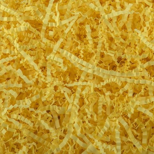 Caleihd Crinkle Cut Paper Shred Filler Gift Cushion Streamer Yellow | Amazon (US)