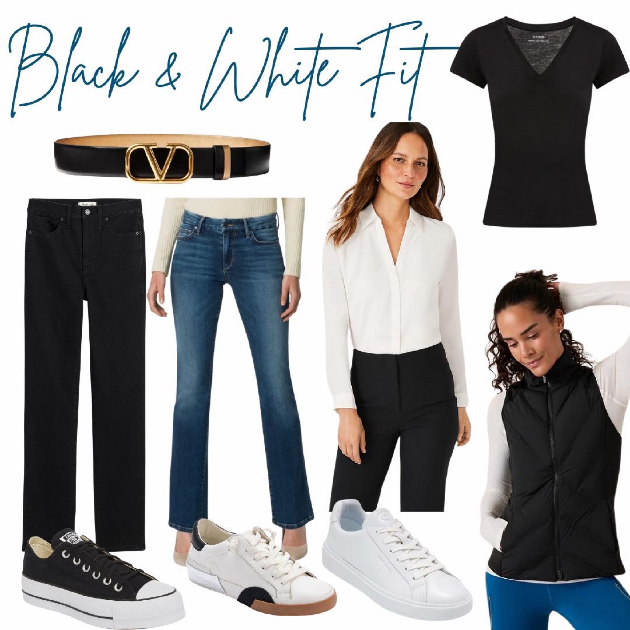 The ultimate chic black and white fit!

#blackandwhite
#blackfits
#blackoutfits