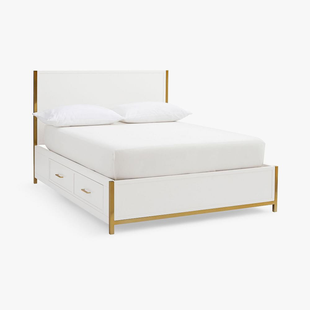 Blaire Storage Bed, Full, Simply White In-Home | Pottery Barn Teen