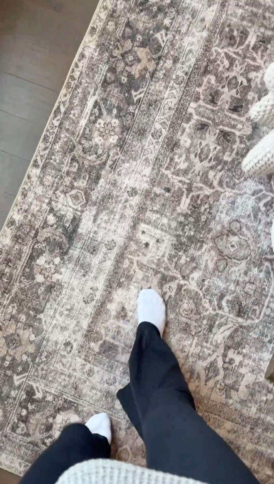 In the color Taupe/ Pebble! The photos come off as green but I did a WILD deep dive into customer review photos before purchasing and I absolutely love it 


•
•
Bedroom furniture, living room furniture, patterned accent rugs, Amazon finds

 #amazon

#LTKHome