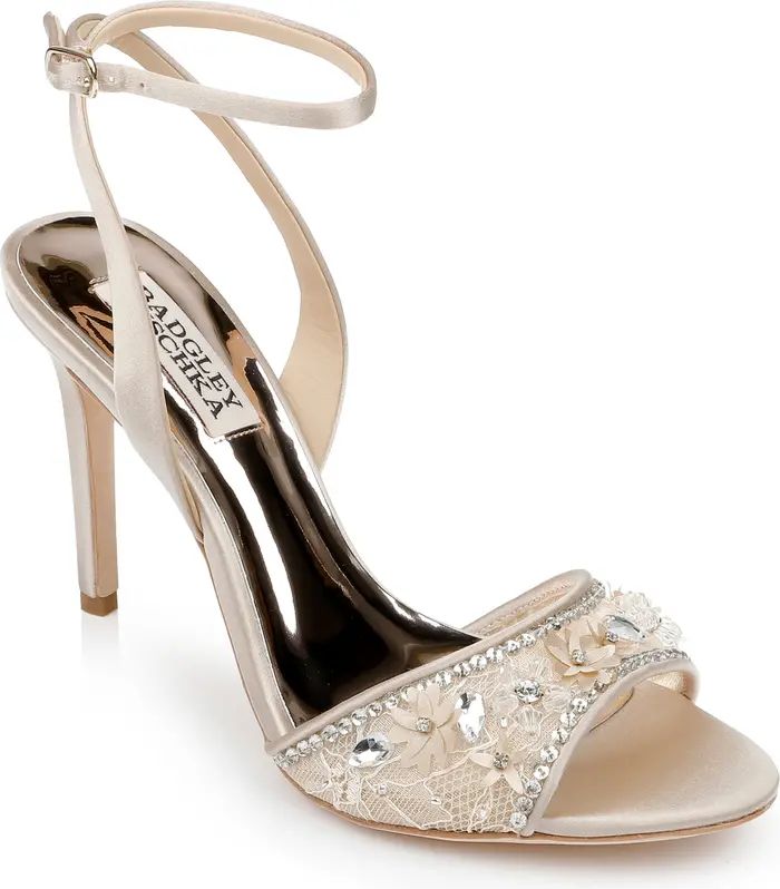 Badgley Mischka Collection Tazana Ankle Strap Sandal | Nordstrom | Nordstrom