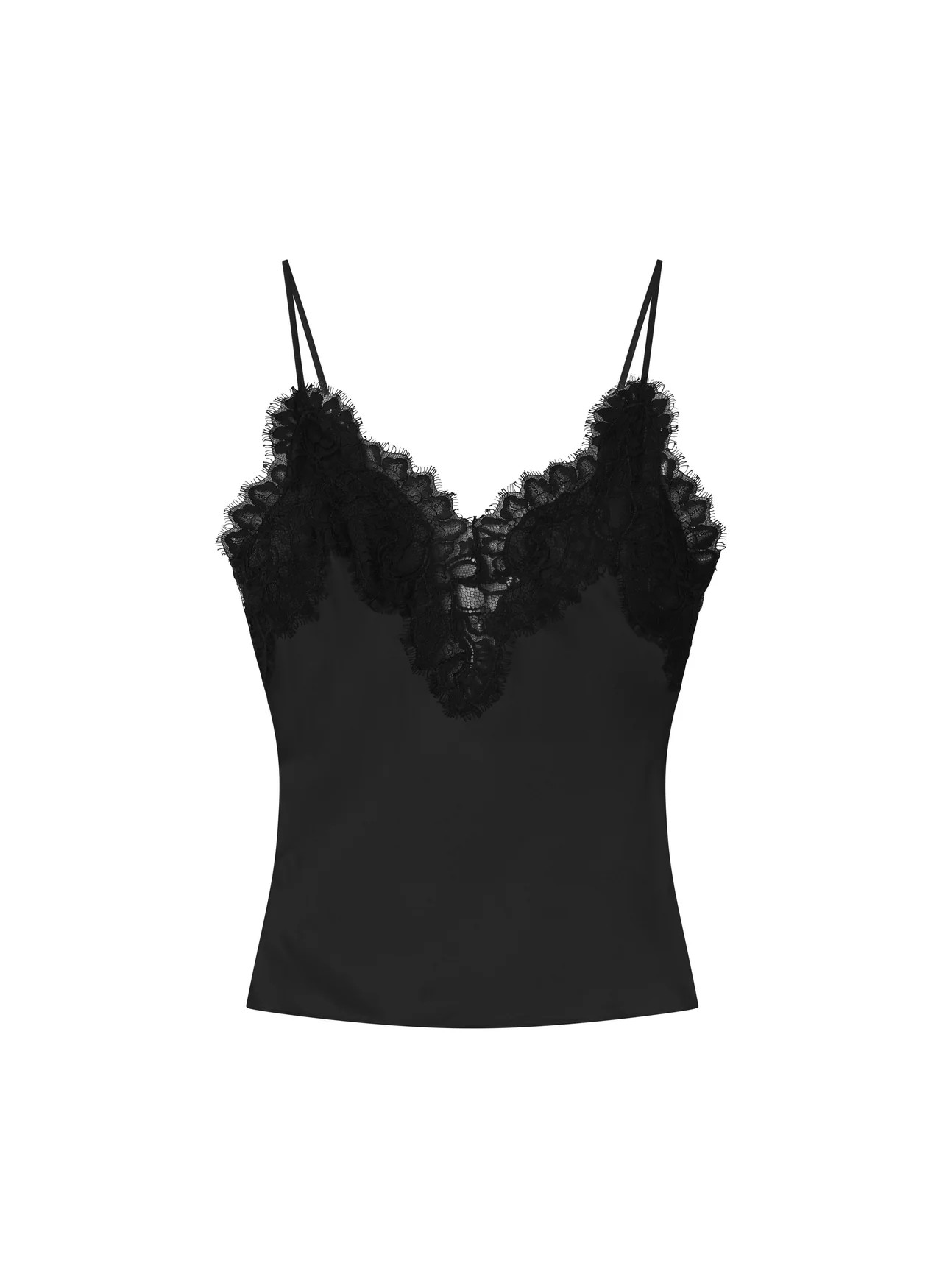 Lennon Satin and Lace Camisole Top | A.L.C
