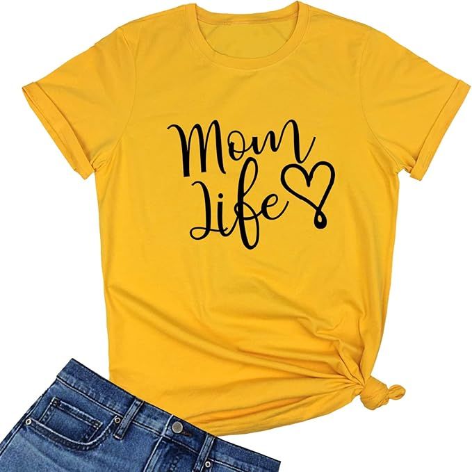 LOOKFACE Women Funny Graphic T Shirt Cute Short Sleeve Tees Tops | Amazon (US)