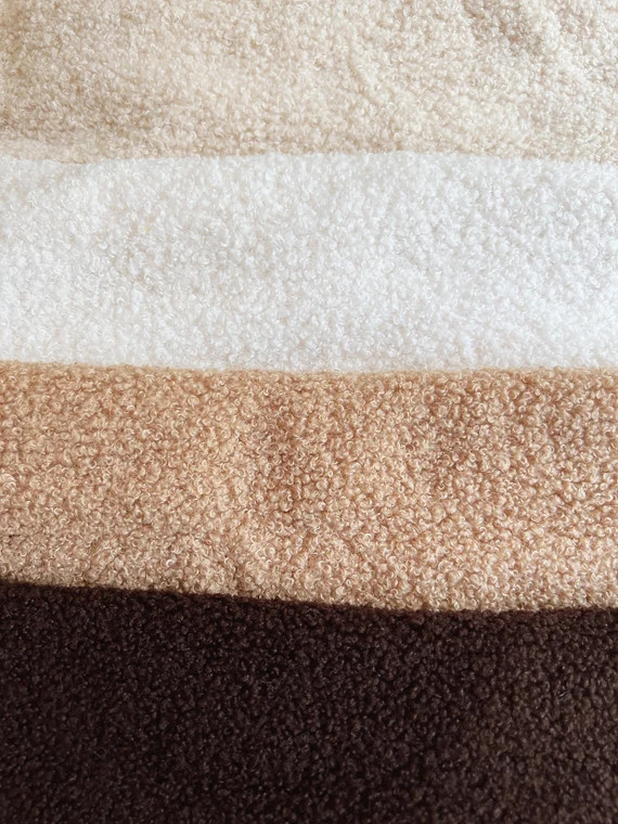 Fall Harvest Halloween Thanksgiving Teddy boucle plush pumpkin decor with real pumpkin stems FULL... | Etsy (US)