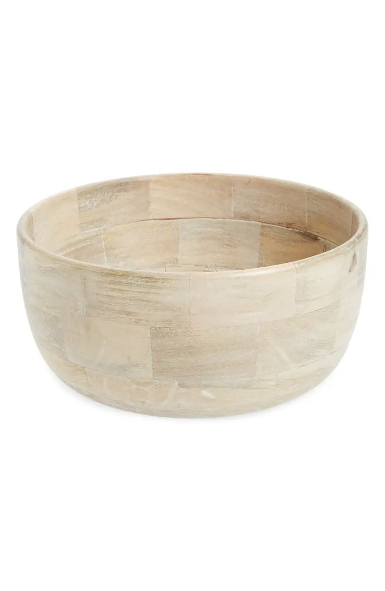 at Home Large Wood Serving Bowl | Nordstrom | Nordstrom