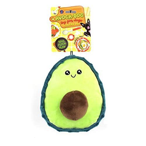 Bow Wow Pet Avocado Dog Toy Squeaky Plush Pet Teeth Teasing Toy (97669) | Amazon (US)