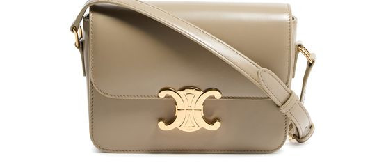 Teen Triomphe tasche aus glänzendem kalbsleder - CELINE | 24S (APAC/EU)