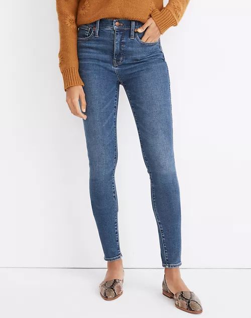 10" High-Rise Skinny Jeans in Wendover Wash: TENCEL™ Denim Edition | Madewell