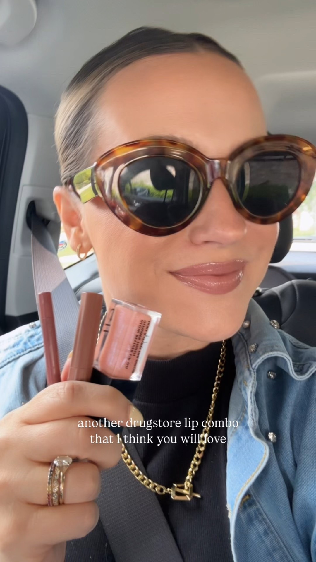 The perfect drugstore nude lip combo for summer, it’s such a good glossy neutral lip! 

Lipliner: big lift
Lipstick: on the grind
Lipgloss: candy coded 

#drusgtoremakeup summer makeup, nude lip, lip combo 

#LTKBeauty #LTKFindsUnder50 #LTKSummerEdit