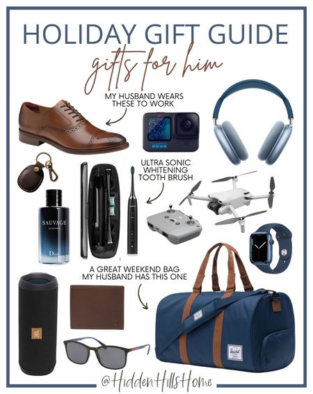Gift guide for men! Mens gift guide ideas, gifts for him, gifts for boyfriend, gifts for husband, gifts for teen son, gift ideas, Christmas Gift guide #giftguide #giftsforhim #mens

#LTKmens #LTKGiftGuide