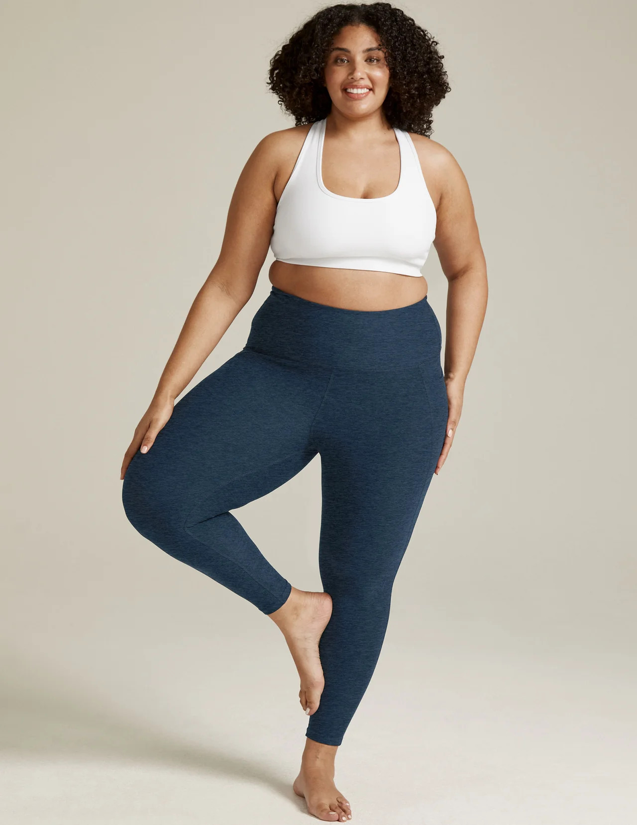 Spacedye Out Of Pocket High Waisted Midi Legging | Beyond Yoga | Beyond Yoga