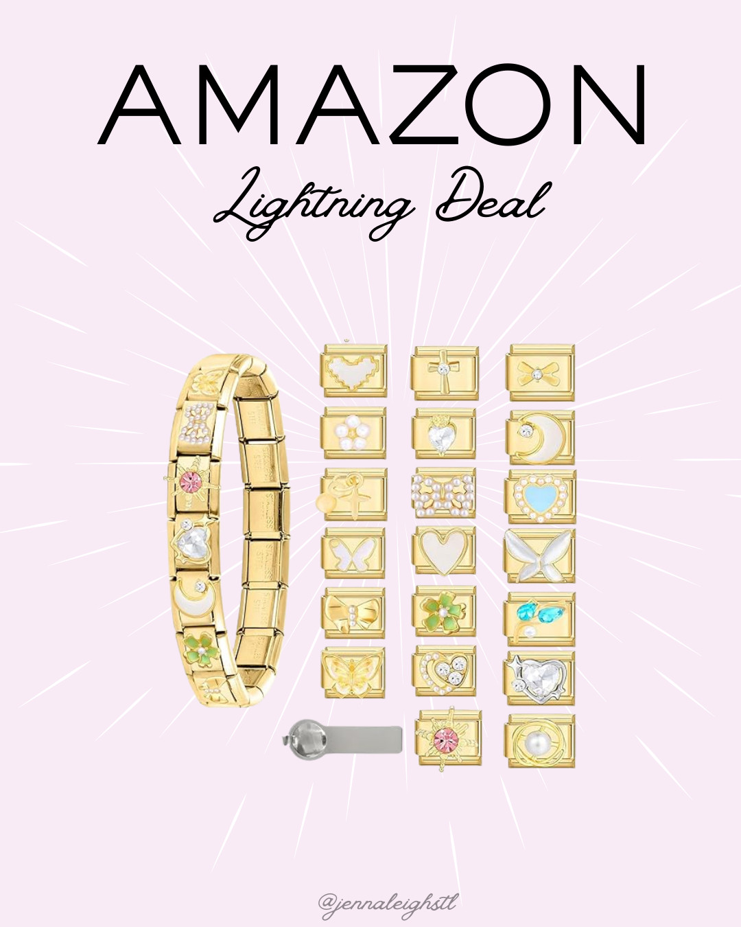 Throwback alert! Italian Charms Bracelets on Amazon with tons of themed charms, perfect for 90’s style celebrations. 

 #LTKOver40 #LTKSaleAlert #LTKMidsize