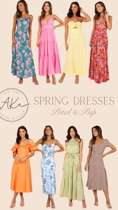 Spring dresses from Petal & Pup 

#springdresses #easterdresses #resortdresses 

#LTKFestival #LTKFind #LTKSeasonal