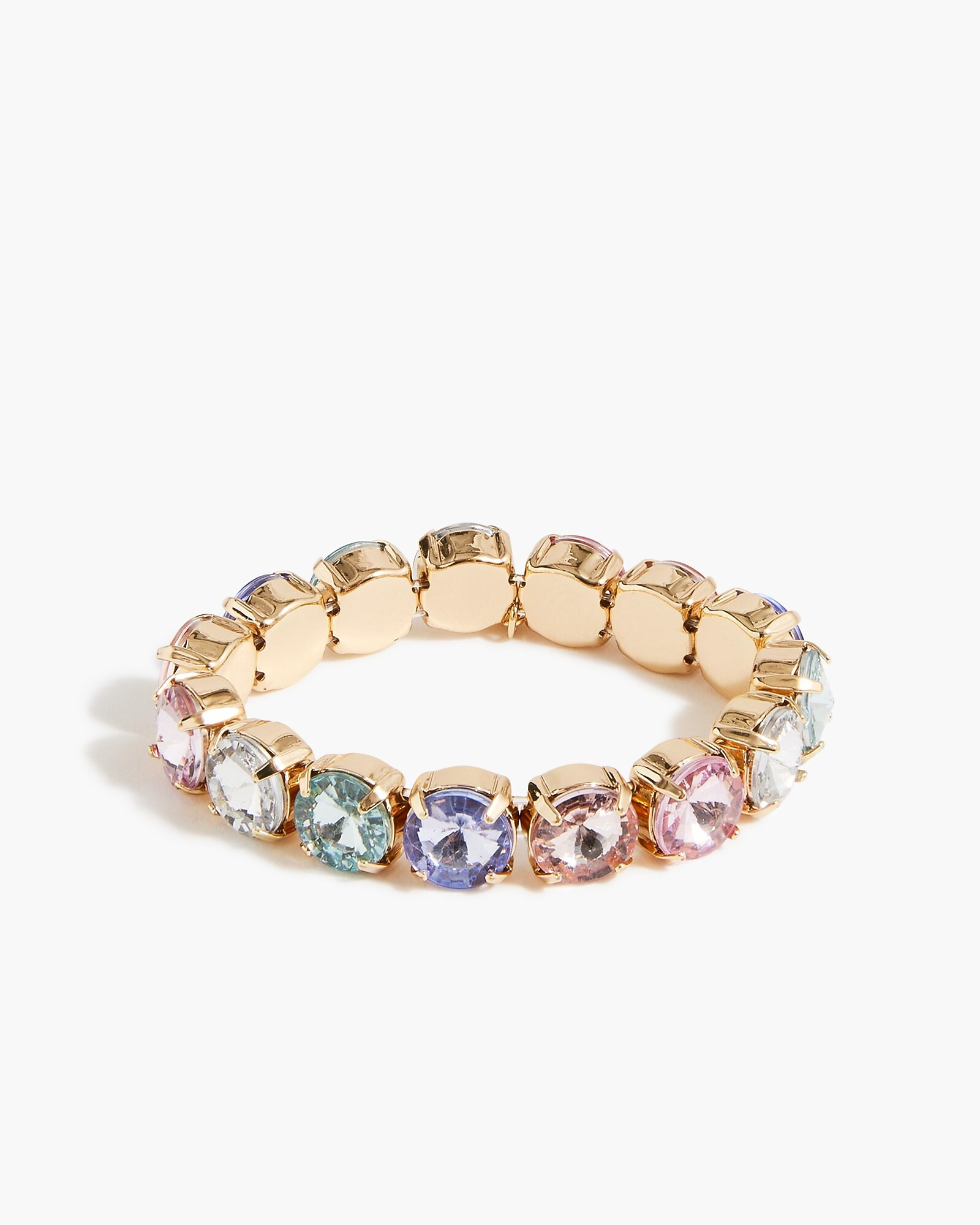 Girls' rainbow gem bracelet | J.Crew Factory