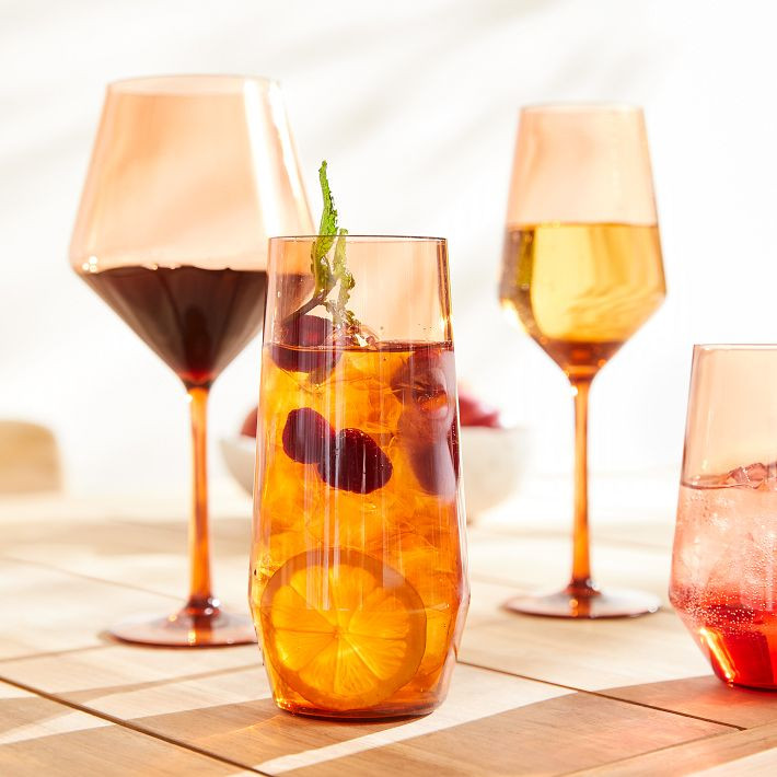 Sole Outdoor Wine Glasses (Set of 6) | West Elm (US)
