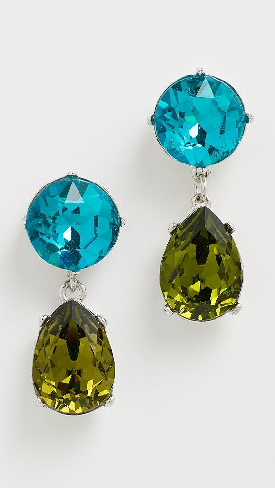 Olivine Teardrop Bottom Earrings | Shopbop