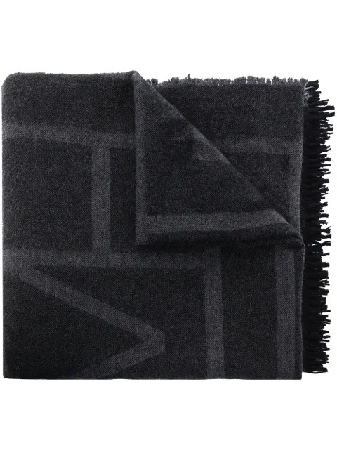TOTEME Large Monogram Scarf - Farfetch | Farfetch Global