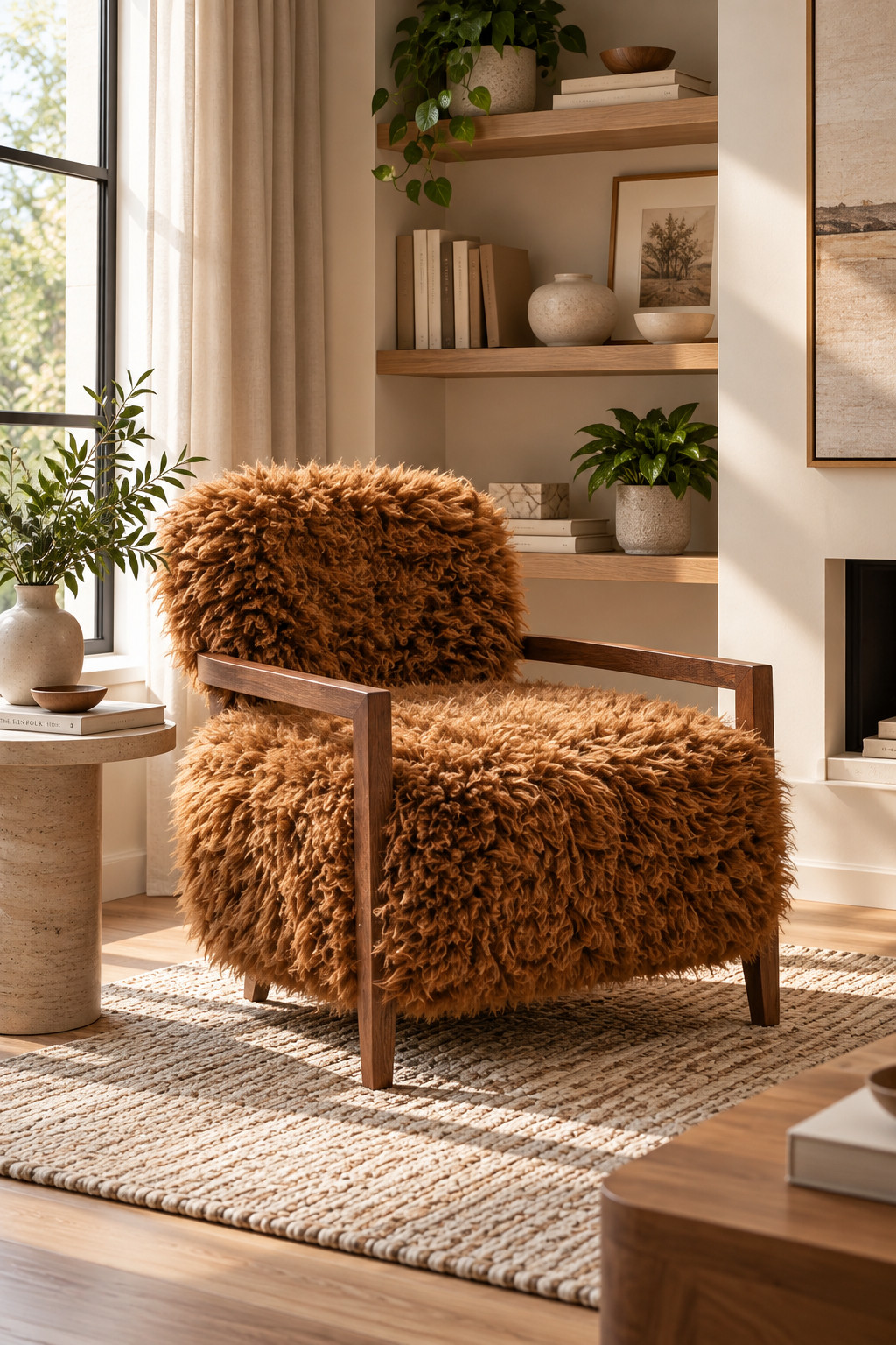 If you love that warm, cozy, collected look for fall, these Wayfair shearling chairs are such a good find. They feel soft and inviting but still have that designer look I always want in a living room. Add a throw blanket, little side table, and you have the cutest reading corner. 🤎🍂
#ShearlingChair #WayfairFinds #CozyReadingNook #FallHome #FallDecorIdeas #AccentChair #LivingRoomDecor #CozyHomeStyle #NeutralLivingRoom #HomeDecorInspo #FurnitureFinds #WarmMinimalism #AutumnHomeDecor #CozyInteriors 

 #LTKSeasonal #LTKHome #LTKSaleAlert
