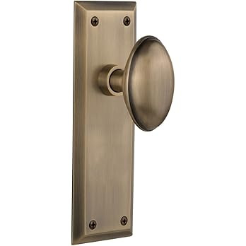 Nostalgic Warehouse New York Plate & Homestead Door Knob | Amazon (US)