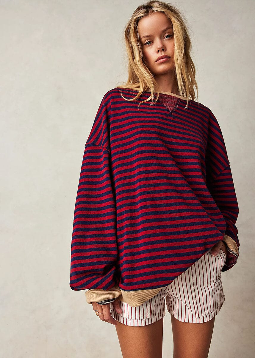 Classic Striped Crew - Nautical Combo M | Alice & Wonder