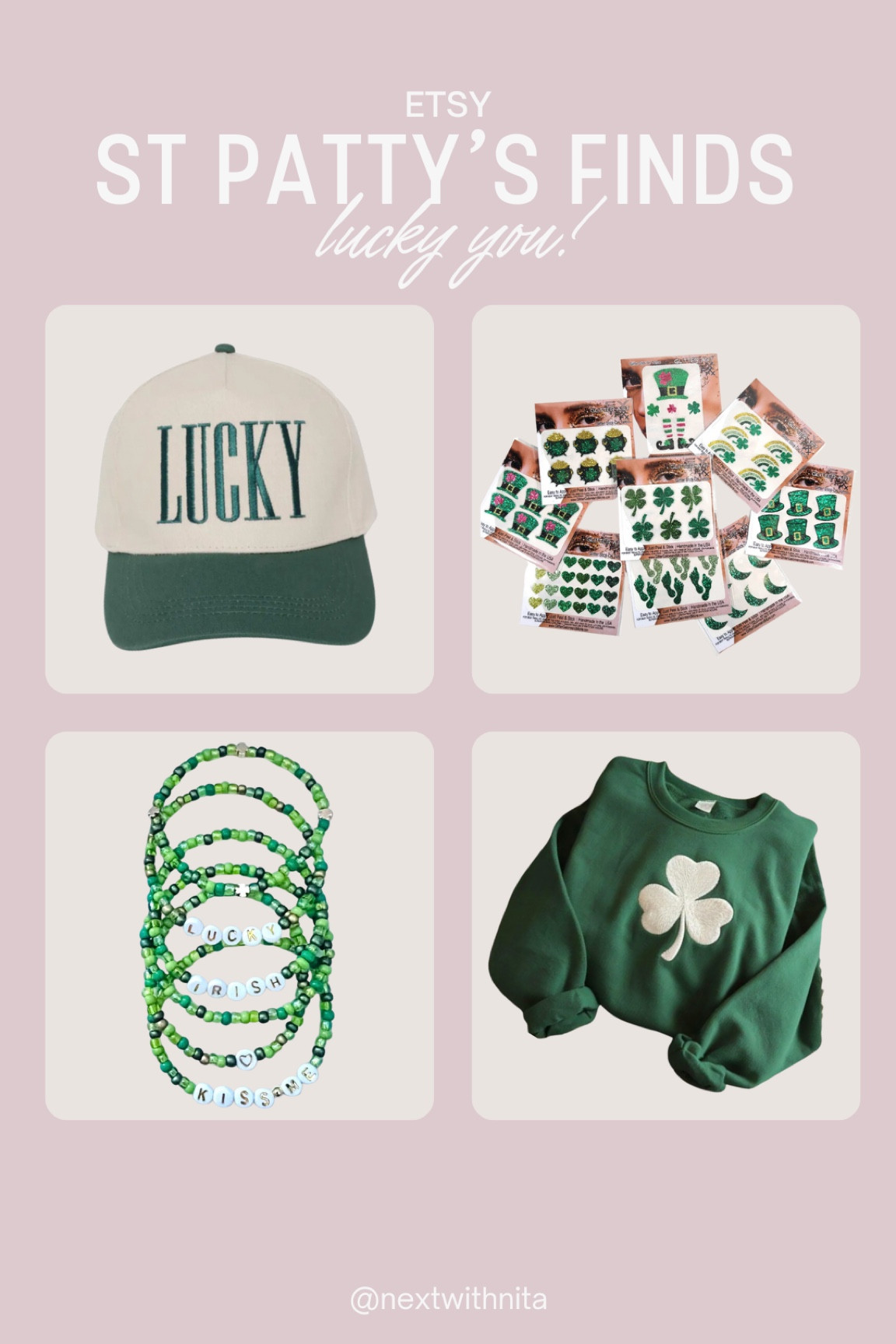 St Patty’s finds on Etsy💚🍀

#LTKStyleTip #LTKFindsUnder50 #LTKParties