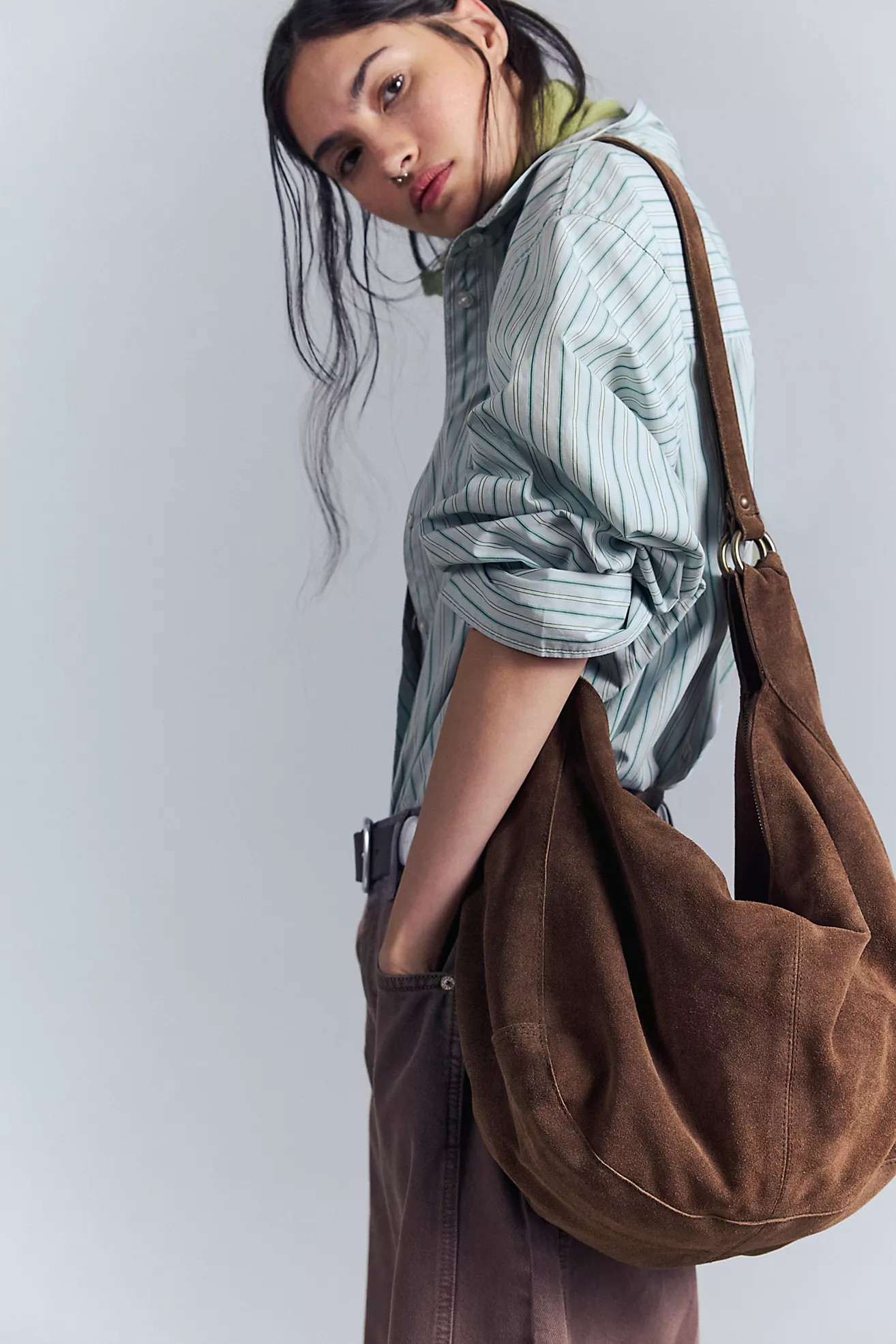 Roma Suede Tote Bag | Free People (Global - UK&FR Excluded)