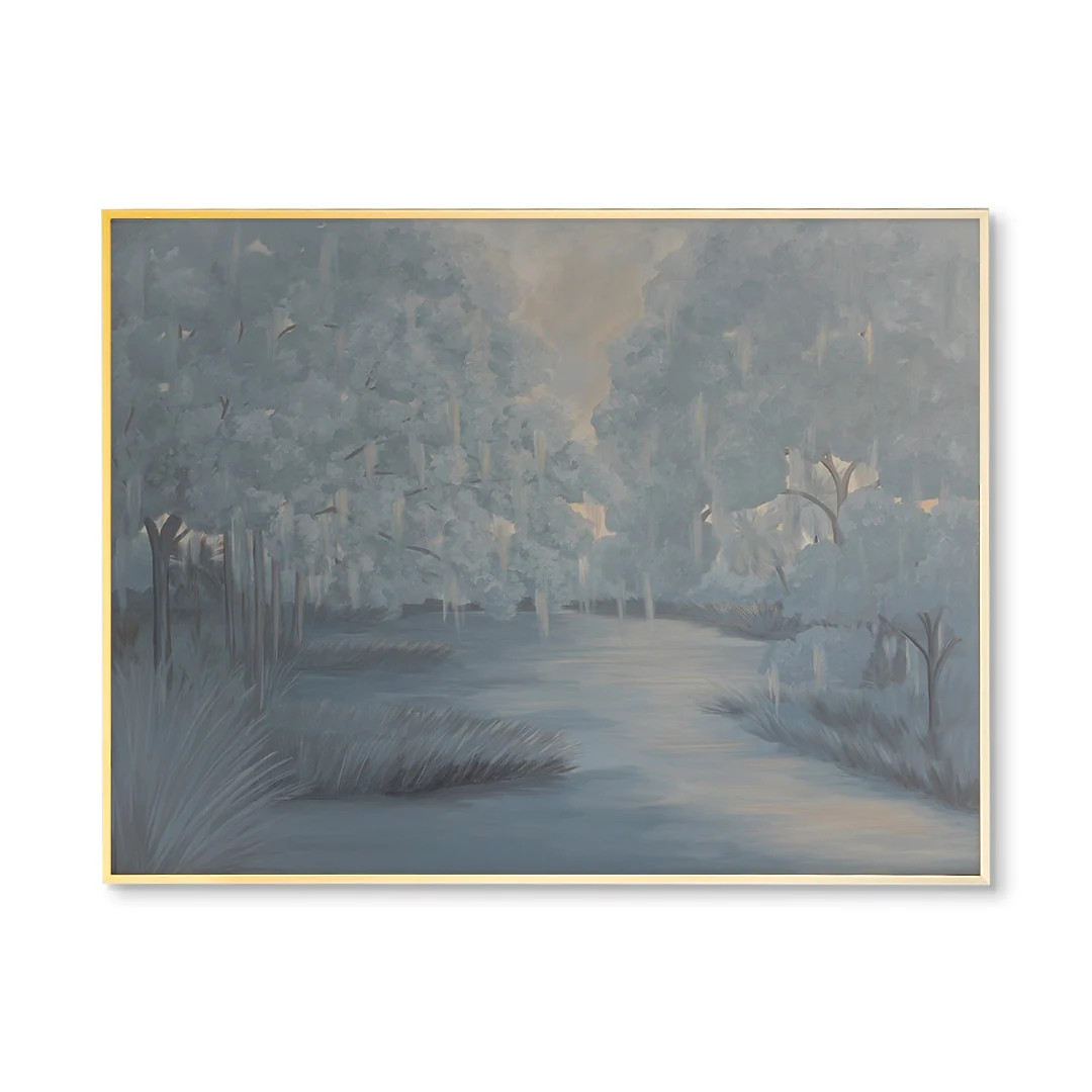 Rooted by Heidi Oates | Blue Coastal Landscape Art | Urban Garden Prints