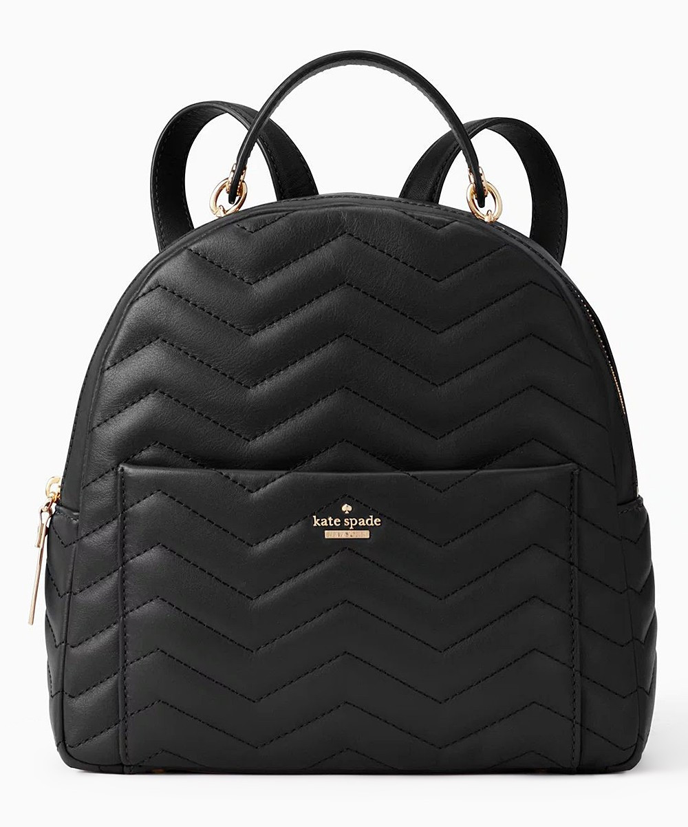 Kate Spade New York Women's Backpacks Black - Black Reese Park Ethel Leather Backpack | Zulily