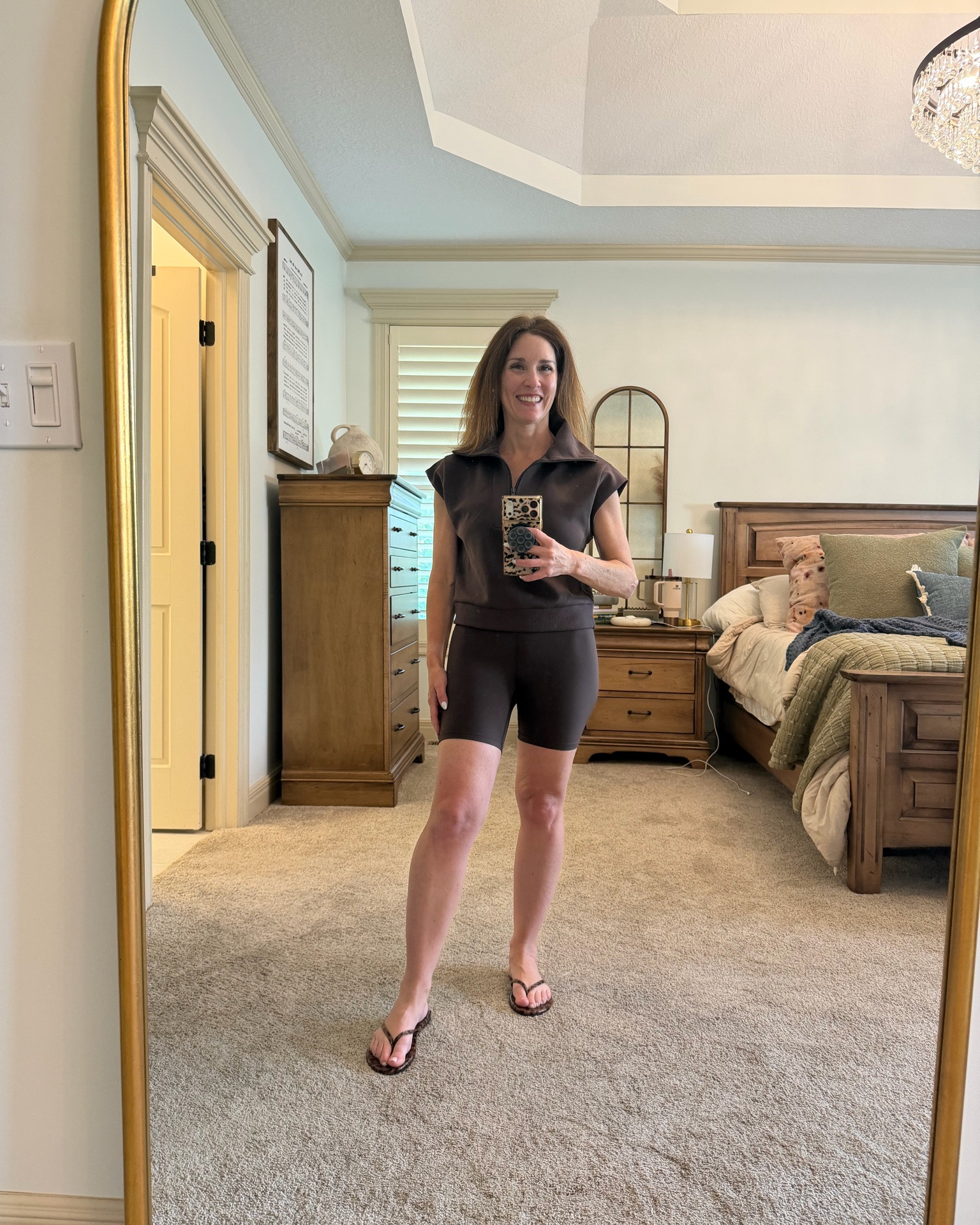 Athleisure, but make it chic. 🤎

I’m all about outfits that can keep up with a busy day, and this matching set checks every box. It’s lightweight, flattering, incredibly comfortable, and easy to dress up or down.

Throw on a pair of sandals for errands or coffee, or swap them for sneakers and you’re ready to go.

I’ve linked the full look in my LTK if you want to recreate it! 🤍

Would you wear this for:
☕️ Coffee run
🛍️ Shopping
✈️ Travel day
🏃‍♀️ Everyday mom life

Tell me which one in the comments! 👇

#LTKootd #LTKOver40 #LTKPetite
