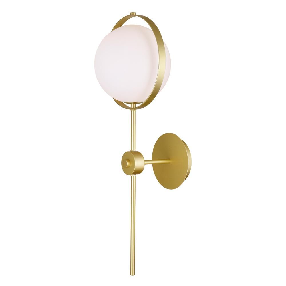 CWI Lighting Da Vinci Collection 10 in. Medallion Gold Sconce | The Home Depot