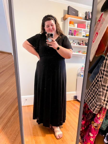 The perfect black maxi dress, I’m wearing a size 2 or 2X. Linked a similar one from Amazon! 

#LTKplussize #LTKfindsunder50 #LTKstyletip