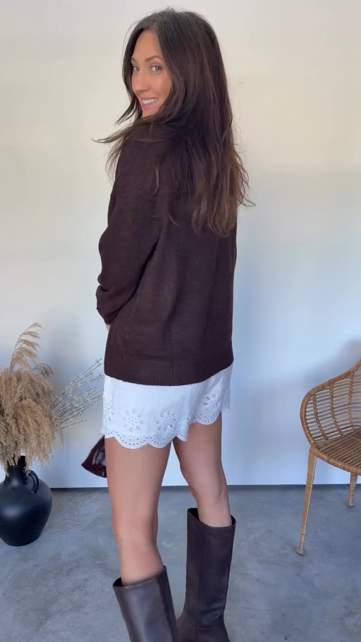 I think it looks good! 🐻 ☕️ AND I saw these boots are finally back!! Wearing small top and medium shorts, boots are true to size 


| fall shorts with boots

#LTKSaleAlert #LTKOver40 #LTKSeasonal