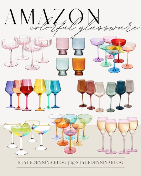 Amazon home favorites - amazon wine glass set - pink cocktail glasses - galentines party decor - amazon Valentine’s Day decor - colorful wine glasses - colored wine glasses - rainbow 


#LTKhome #LTKFind #LTKGiftGuide