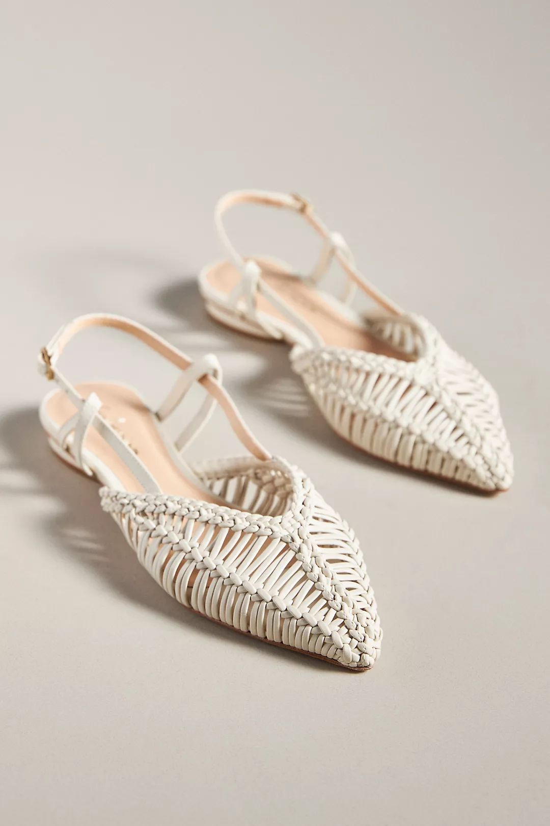 Guilhermina Woven Flats | Anthropologie (US)