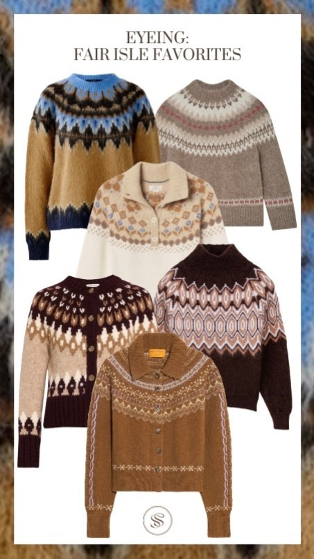 Fair isle sweaters