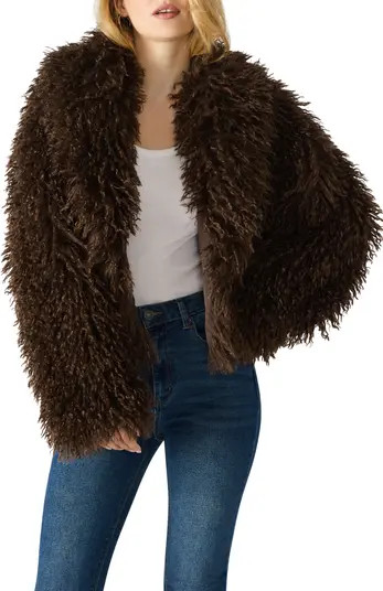 Steve Madden Inaya Faux Fur Jacket | Nordstrom | Nordstrom