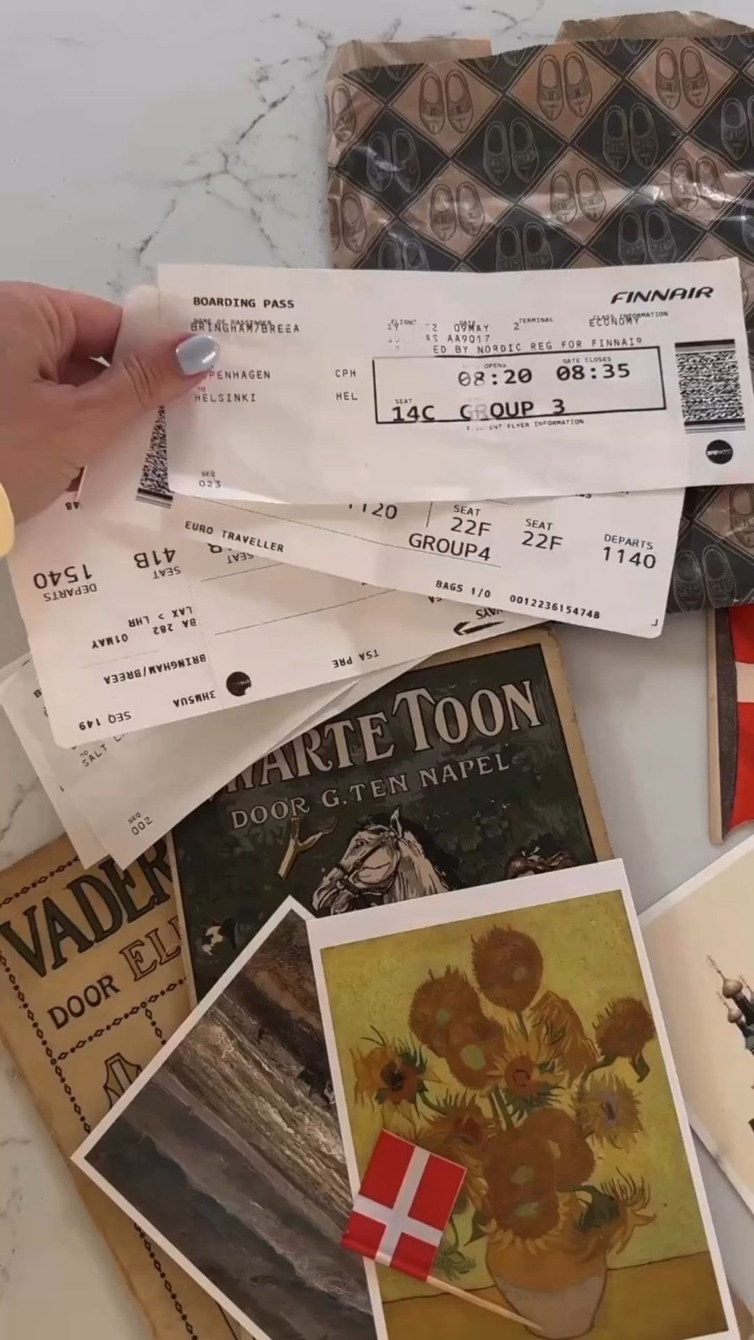 days craft - trip shadowbox 🎞️📔🤎✨