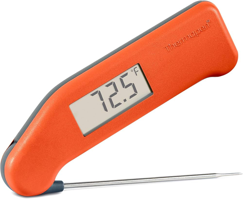 ThermoWorks Classic Thermapen, Highly-Rated Instant-Read Thermometer - Cayenne Pepper Red | Amazon (US)