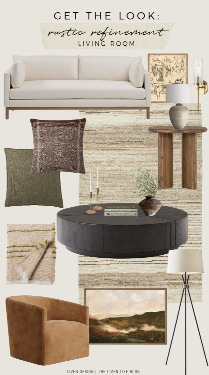 Living room. Home decor. Side table. Sofa. Throw pillows. Wall art. Neutral rug. Coffee table. Ceramic lamp. Candle holders. Wall sconce. Vase. Floor lamp

#LTKSeasonal #LTKHome #LTKSaleAlert